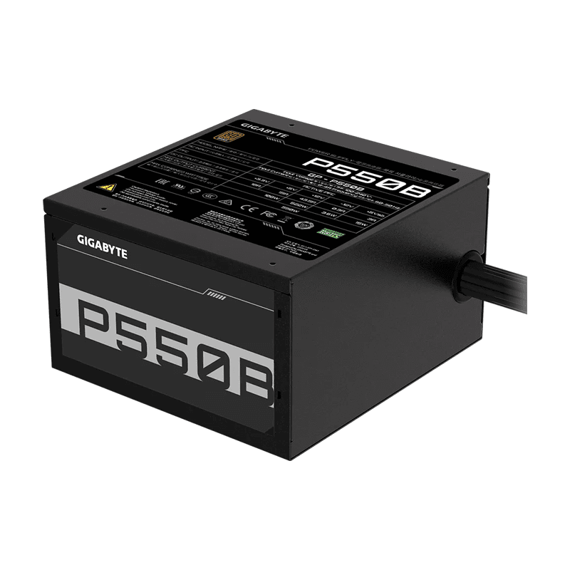Gigabyte GP‑P550B 550W 80+ Bronze Power Supply – Reliable Non‑Modular ATX PSU 2 Gigabyte GP‑P550B 550W 80+ Bronze Power Supply – Reliable Non‑Modular ATX PSU - Image 2