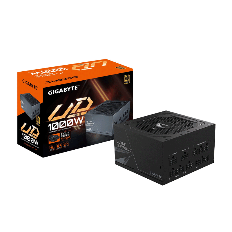 Gigabyte UD1000GM PG5 1000W 80+ Gold Fully Modular Power Supply 1 Gigabyte UD1000GM PG5 1000W 80+ Gold Fully Modular Power Supply