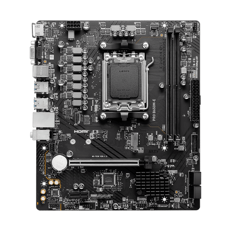 MSI B650M‑E AMD B650 Micro‑ATX Motherboard – Reliable AM5 DDR5 Board - Image 2