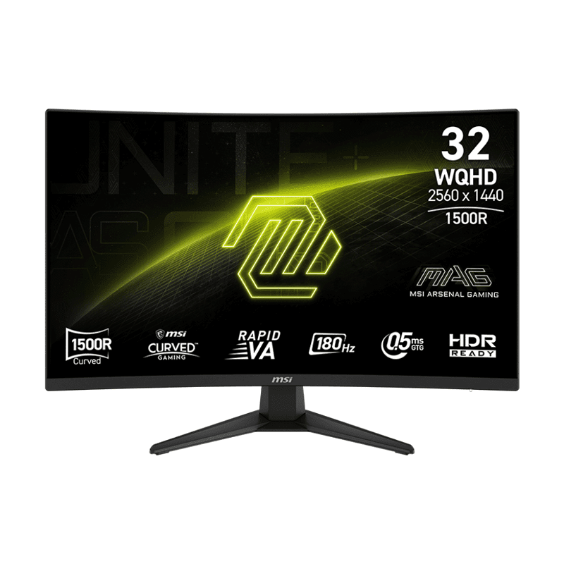 MSI MAG 321CQF E18 32 inch curved QHD gaming monitor