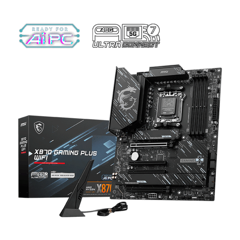 MSI PRO X870 GAMING PLUS WIFI AMD X870 ATX Motherboard – High‑Performance AM5 Board 1 MSI PRO X870 GAMING PLUS WIFI motherboard AMD X870 ATX board