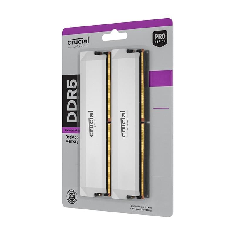 Crucial Pro 64GB DDR5 (32*2) 6000MHz CL40 Desktop RAM – High‑Capacity Performance Memory 1 Crucial Pro 64GB DDR5 6000MHz CL40 desktop RAM kit