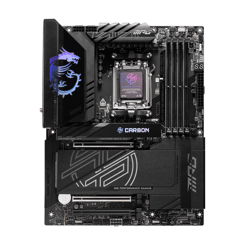 MSI MAG X870E CARBON WIFI AMD X870E ATX Motherboard – High‑Performance AM5 Board - Image 2