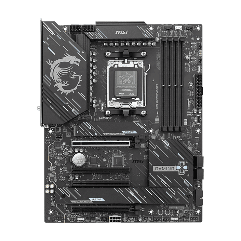 MSI PRO X870 GAMING PLUS WIFI AMD X870 ATX Motherboard – High‑Performance AM5 Board 2 MSI PRO X870 GAMING PLUS WIFI AMD X870 ATX Motherboard – High‑Performance AM5 Board - Image 2