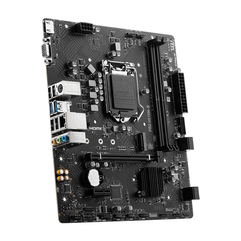 MSI PRO H510M‑B D4 Intel H510 Micro‑ATX Motherboard – Reliable Entry‑Level LGA1200 Board - Image 3