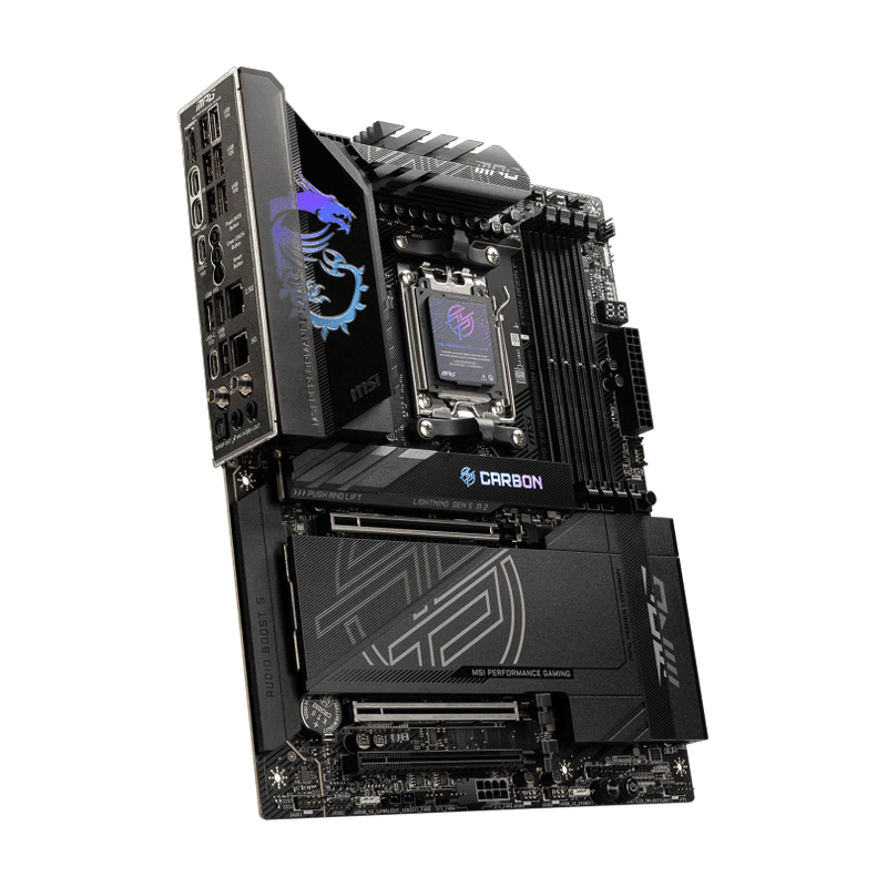 MSI MAG X870E CARBON WIFI AMD X870E ATX Motherboard – High‑Performance AM5 Board 3 MSI MAG X870E CARBON WIFI AMD X870E ATX Motherboard – High‑Performance AM5 Board - Image 3