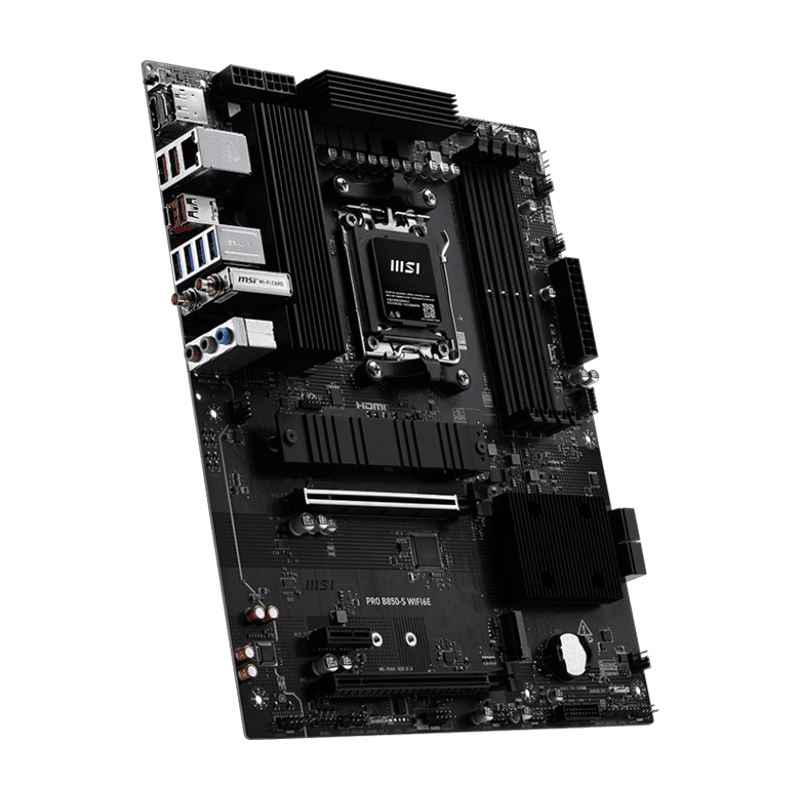 MSI PRO B850‑S WIFI 6E Intel B850 Micro‑ATX Motherboard – High‑Performance AM5 Board 3 MSI PRO B850‑S WIFI 6E Intel B850 Micro‑ATX Motherboard – High‑Performance AM5 Board - Image 3