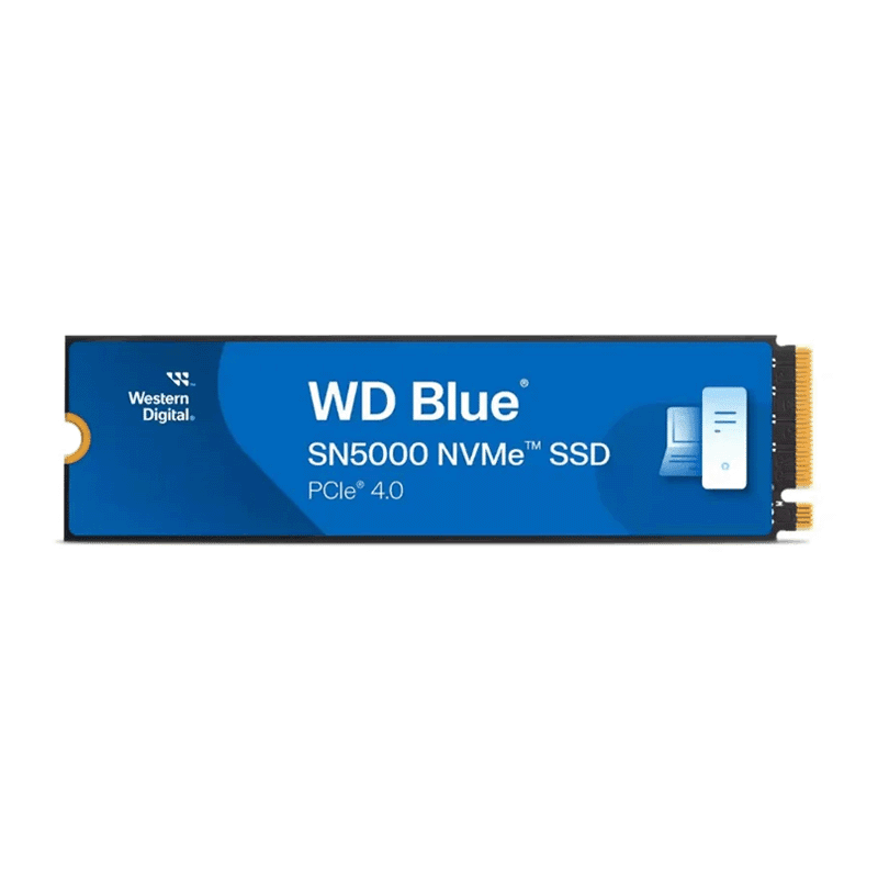 WD Blue SN5000 1TB NVMe Gen4 SSD – High‑Speed 80+ Trusted M.2 2280 Storage 1 WD Blue SN5000 1TB NVMe SSD PCIe Gen4 M.2 2280