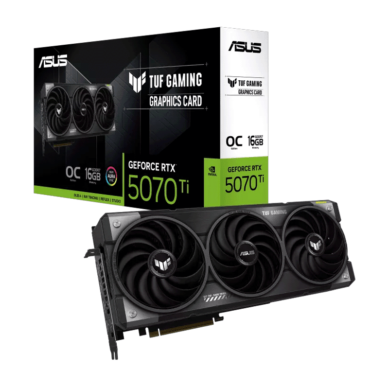 ASUS TUF Gaming RTX 5070 Ti 16GB – High‑Performance OC Gaming GPU 1 ASUS TUF Gaming RTX 5070 Ti 16GB GDDR7 graphics card