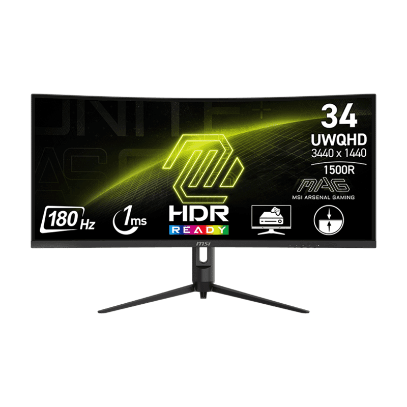 MSI MAG 342CQR E2 34-Inch Curved WQHD Gaming Monitor 1 MAG 342CQR E2