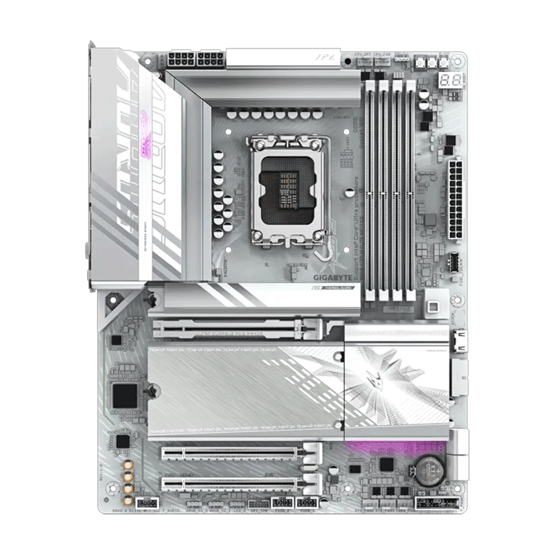 GIGABYTE B860 AORUS ELITE WIFI7 ICE DDR5 Motherboard 2 GIGABYTE B860 AORUS ELITE WIFI7 ICE DDR5 Motherboard - Image 2