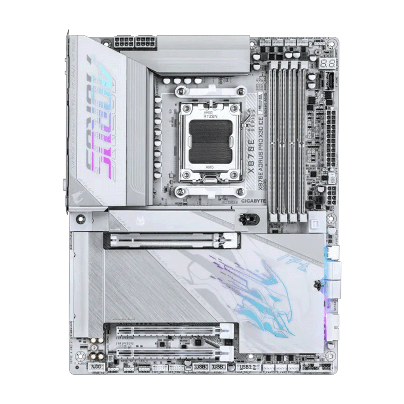 GIGABYTE X870E AORUS PRO X3D ICE DDR5 AMD 2 GIGABYTE X870E AORUS PRO X3D ICE DDR5 AMD - Image 2