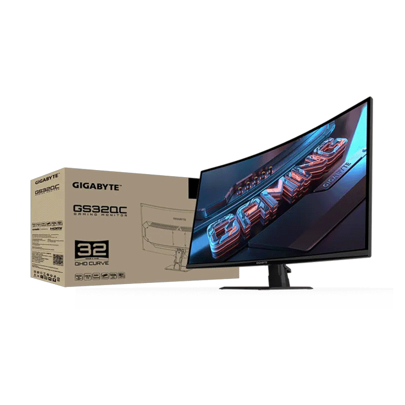 GIGABYTE GS32QC A-EK OC 170Hz 31.5" Curved Monitor 2 GIGABYTE GS32QC A-EK OC 170Hz 31.5" Curved Monitor - Image 2