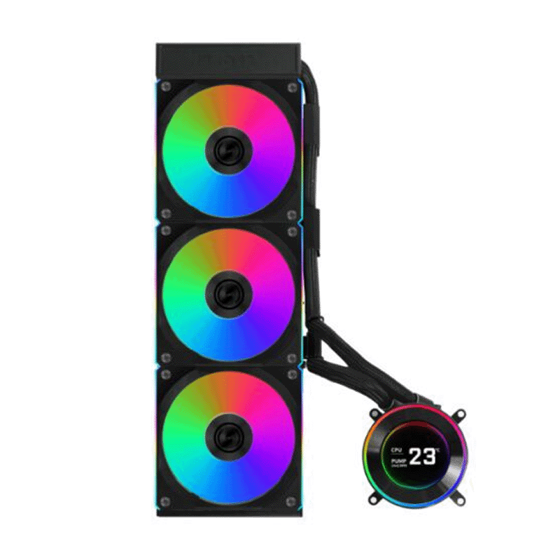 Lian Li HydroShift II LCD-C 360CL Liquid CPU Cooler | Premium 360mm AIO with IPS LCD - Image 2