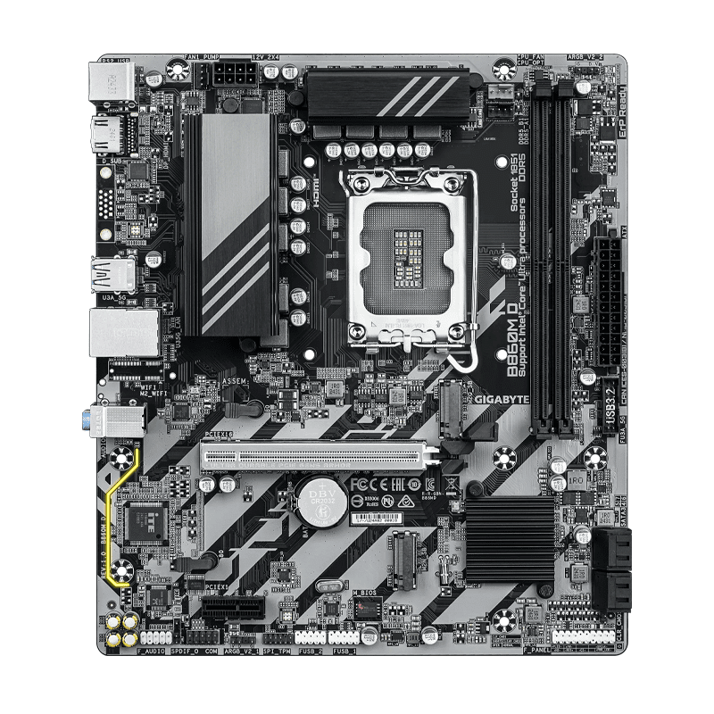 Gigabyte B860M D Micro-ATX Motherboard – LGA1851 DDR5 PCIe 5.0 - Image 3