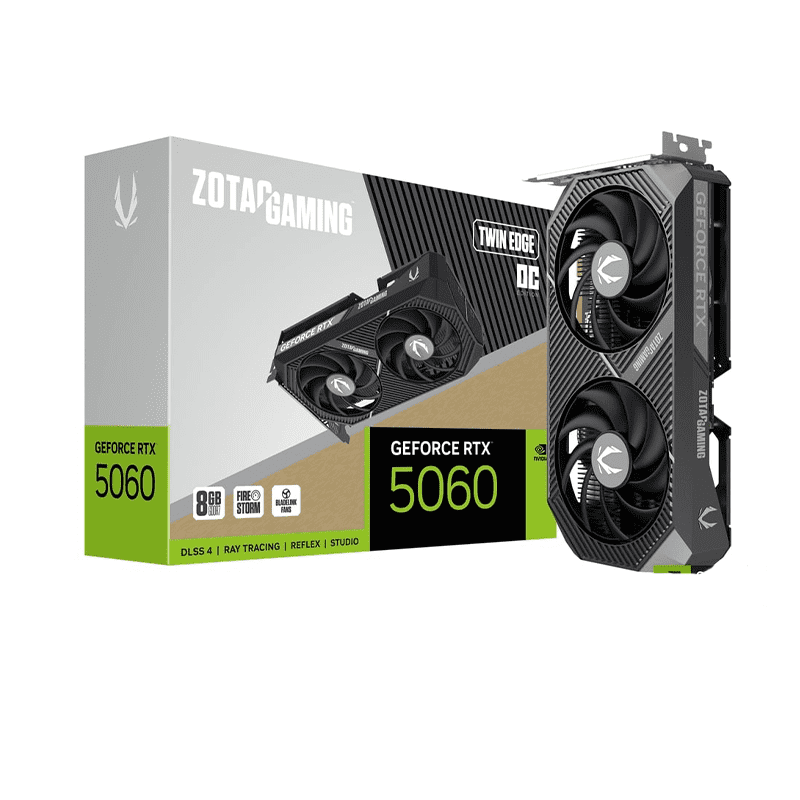 ZOTAC GAMING GeForce RTX 5060 Twin Edge OC 8GB 1 ZOTAC GAMING GeForce RTX 5060 Twin Edge OC 8GB