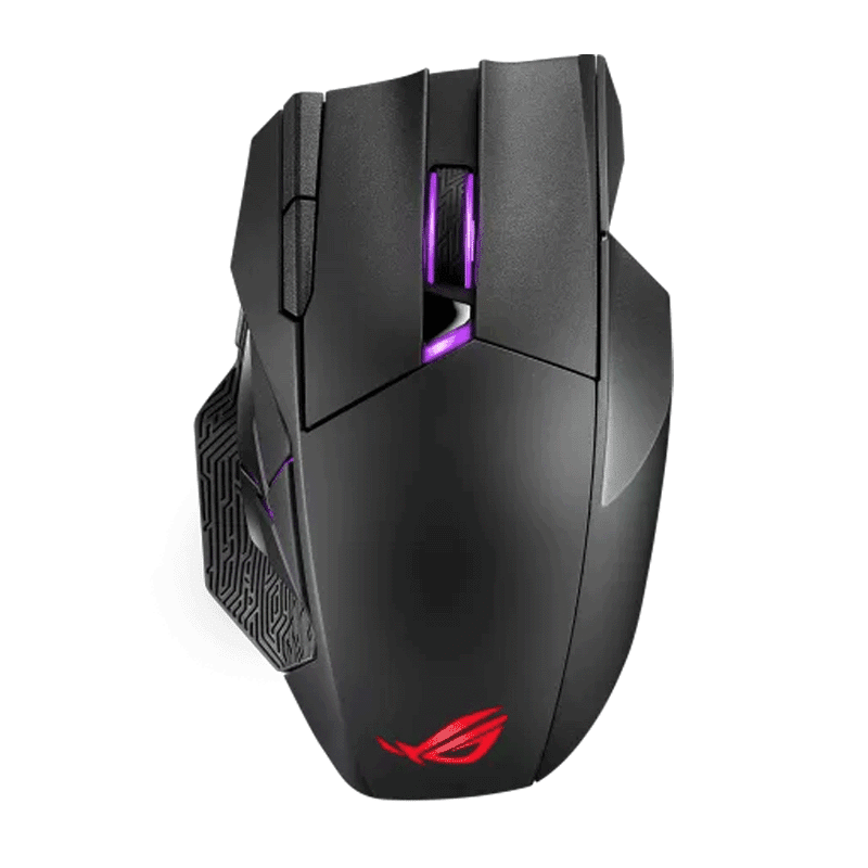 ASUS ROG Spatha X Wireless Gaming Mouse P707 – Programmable 12‑Button RF & Wired RGB 1 ASUS ROG Spatha X Wireless Laser Gaming Mouse (P707)