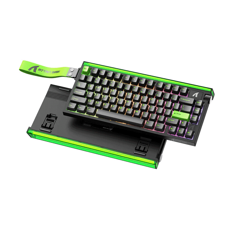Attack Shark R85 HE Magnetic Rapid Trigger Mechanical Gaming Keyboard – 75% RGB Precision 3 Attack Shark R85 HE Magnetic Rapid Trigger Mechanical Gaming Keyboard – 75% RGB Precision - Image 3