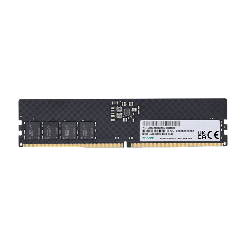 Apacer 16GB DDR5 5600MHz Desktop RAM Single Module – High-Speed Performance 1 Apacer 16GB DDR5 5600MHz desktop RAM UDIMM