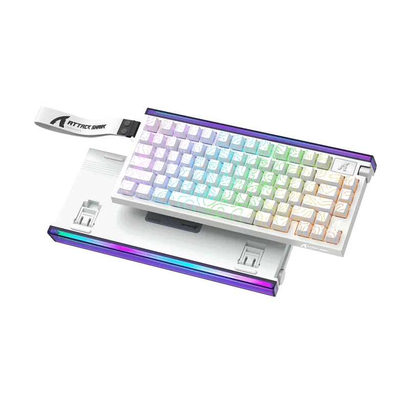 Attack Shark R85 HE Magnetic Rapid Trigger Mechanical Gaming Keyboard – 75% RGB Precision 4 Attack Shark R85 HE Magnetic Rapid Trigger Mechanical Gaming Keyboard – 75% RGB Precision - Image 4
