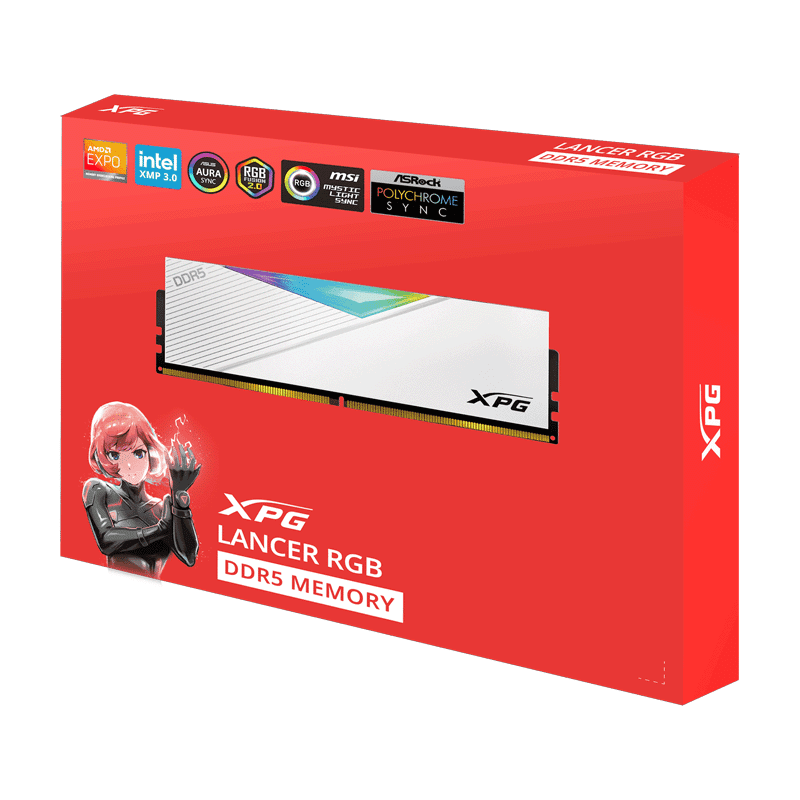 XPG Lancer RGB 32GB (16x2) 5200MHz DDR5 Desktop RAM - Image 3