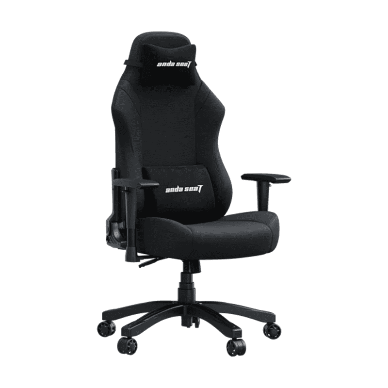 ANDASEAT LUNA Gaming Chair Black Fabric — Ergonomic Seat 1 ANDASEAT LUNA Gaming Chair black fabric design