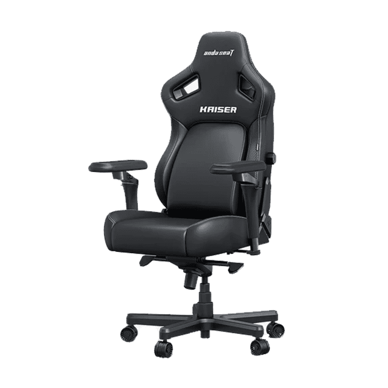 ANDASEAT Kaiser 4L Chair Elegant Black ergonomic gaming seat