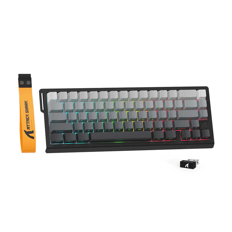 Attack Shark X68 PRO HE Mechanical Gaming Keyboard – Ergonomic RGB Mechanical Keyboard 4 Attack Shark X68 PRO HE Mechanical Gaming Keyboard – Ergonomic RGB Mechanical Keyboard - Image 4
