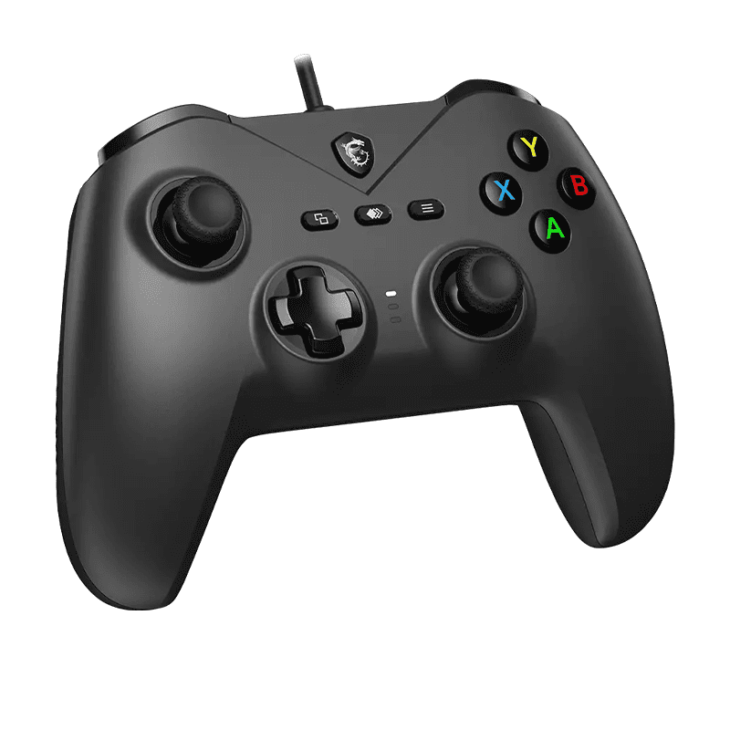 MSI FORCE GC200 Black Wired Gamepad Controller 1 MSI FORCE GC200 Black wired gamepad controller
