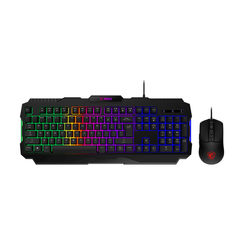 FORGE GK100 COMBO MSI Gaming Keyboard and Mouse Set 1 MSI FORGE GK100 COMBO gaming keyboard and mouse set