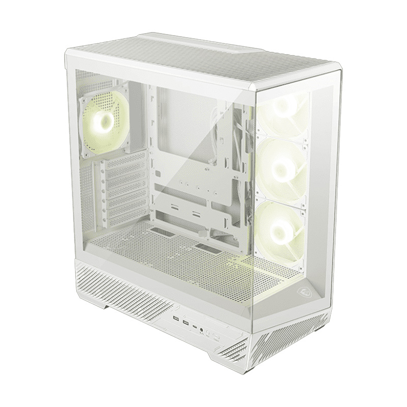 MAG PANO 130R PZ White MSI Mid Tower PC Case 1 MSI MAG PANO 130R PZ White panoramic PC case