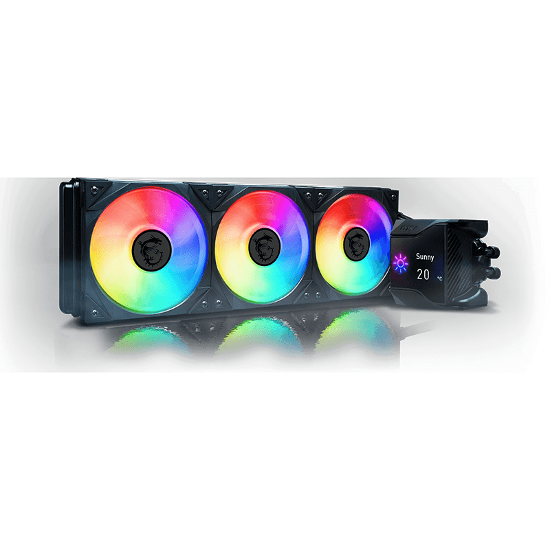 MSI MPG CORELIQUID D360 LCD Liquid CPU Cooler 1 MSI MPG CORELIQUID D360 LCD liquid CPU cooler