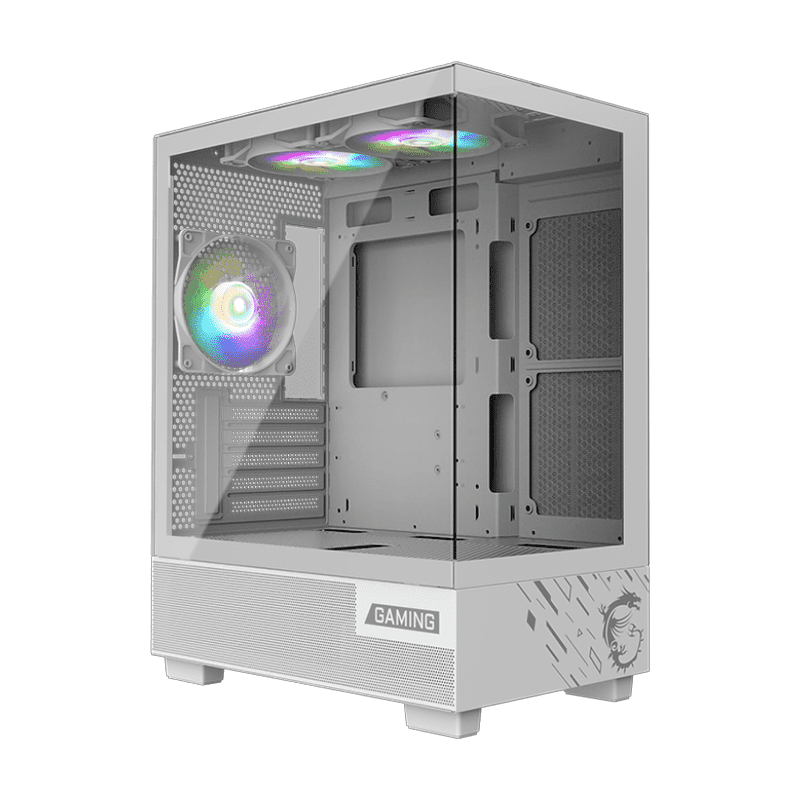 MSI PANO M110A PC Case Tempered Glass 1 MSI PANO M110A PC case panoramic tempered glass design