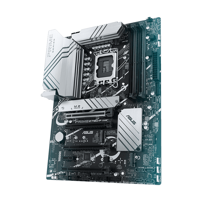ASUS Prime Z790-P CSM WiFi DDR5 Motherboard 1 ASUS Prime Z790‑P DDR5 motherboard front view