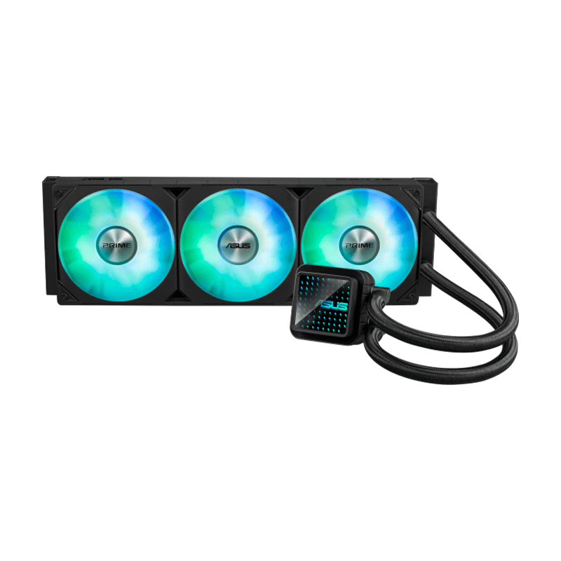 Prime LC 360 ARGB Liquid CPU Cooler – Efficient RGB Cooling 1 Prime LC 360 ARGB liquid CPU cooler front view