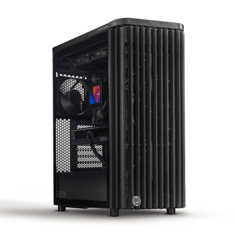 ProArt PA401 Wood Edition PC case with tempered glass