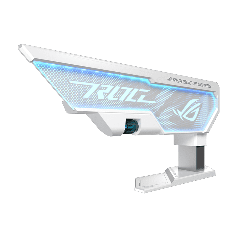 ROG Herculx Graphics Card Holder White adjustable GPU support