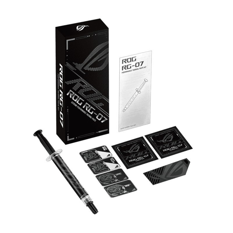 ROG RG-07 Performance Thermal Paste Kit – CPU & GPU Cooling 1 ROG RG-07 Performance Thermal Paste Kit CPU cooling