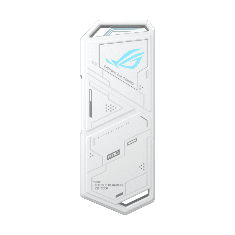 ROG Strix Arion White External NVMe SSD Enclosure – USB-C 1 ROG Strix Arion White external NVMe SSD enclosure USB-C