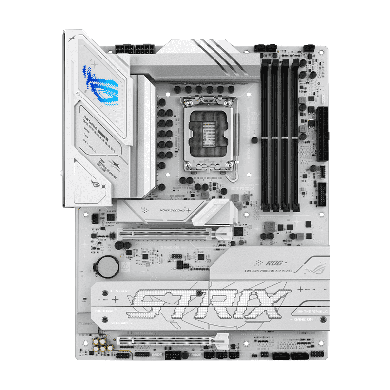 ASUS ROG Strix B860-A Gaming WiFi DDR5 Motherboard 1 ASUS ROG Strix B860-A Gaming WiFi DDR5 motherboard front view
