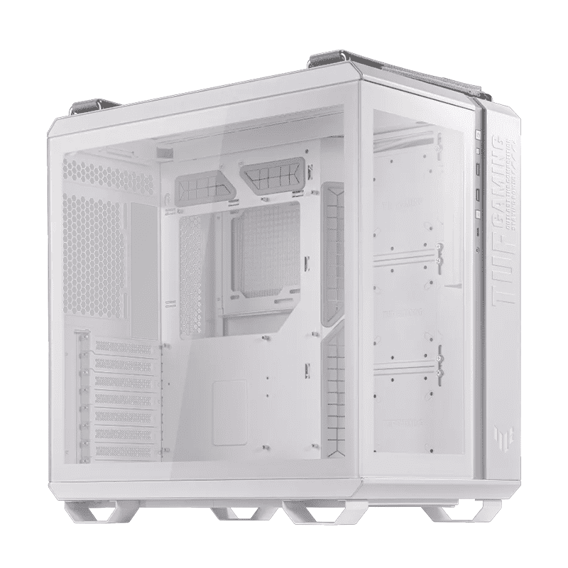 TUF Gaming GT502 White Mid-Tower PC Case – High Airflow 1 TUF Gaming GT502 White PC case with tempered glass