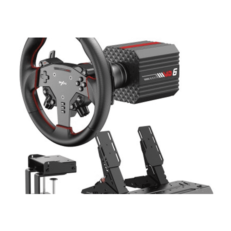 PXN VD6 Bundle Direct Drive Racing Wheel – 6Nm Force Feedback Sim Controller 1 PXN VD6 Bundle direct drive racing wheel with force feedback base