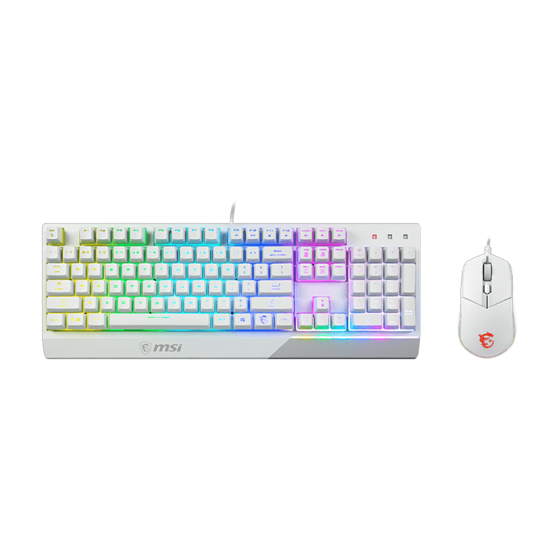 MSI VIGOR GK30 COMBO WHITE gaming keyboard and mouse set