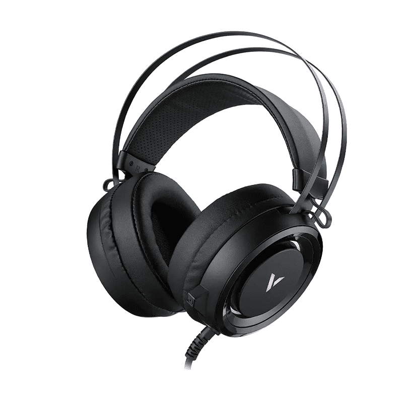 RAPOO VH500C gaming headset black front view