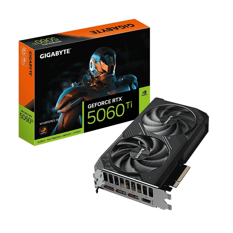 GIGABYTE Windforce OC RTX 5060 Ti 8GB Gaming Graphics Card 1 GIGABYTE Windforce OC RTX 5060 Ti 8GB gaming graphics card