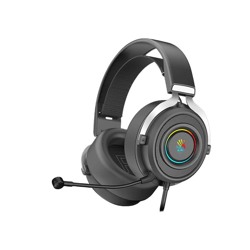 Bloody G535 Black + Silver Gaming Headset – Virtual 7.1 Sound & Clear Mic 1 Bloody G535 Black + Silver gaming headset with virtual 7.1 surround sound