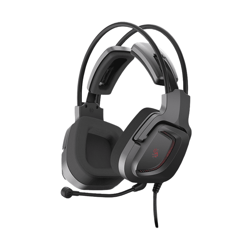 Bloody G575 Pro Gray gaming headset with virtual 7.1 surround sound