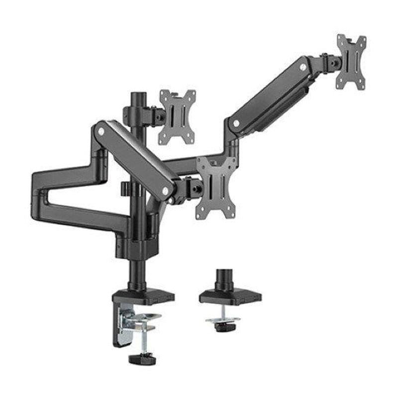 MXG BMA-36 Triple Aluminum Spring Assisted Monitor Arm – Premium Triple Desk Mount 1 MXG BMA-36 spring assisted triple monitor stand