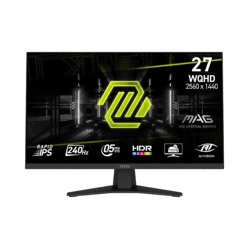 MSI MAG 274QF X24 27 Inch WQHD 240Hz Rapid IPS Gaming Monitor 1 MSI MAG 274QF X24 27 inch WQHD gaming monitor