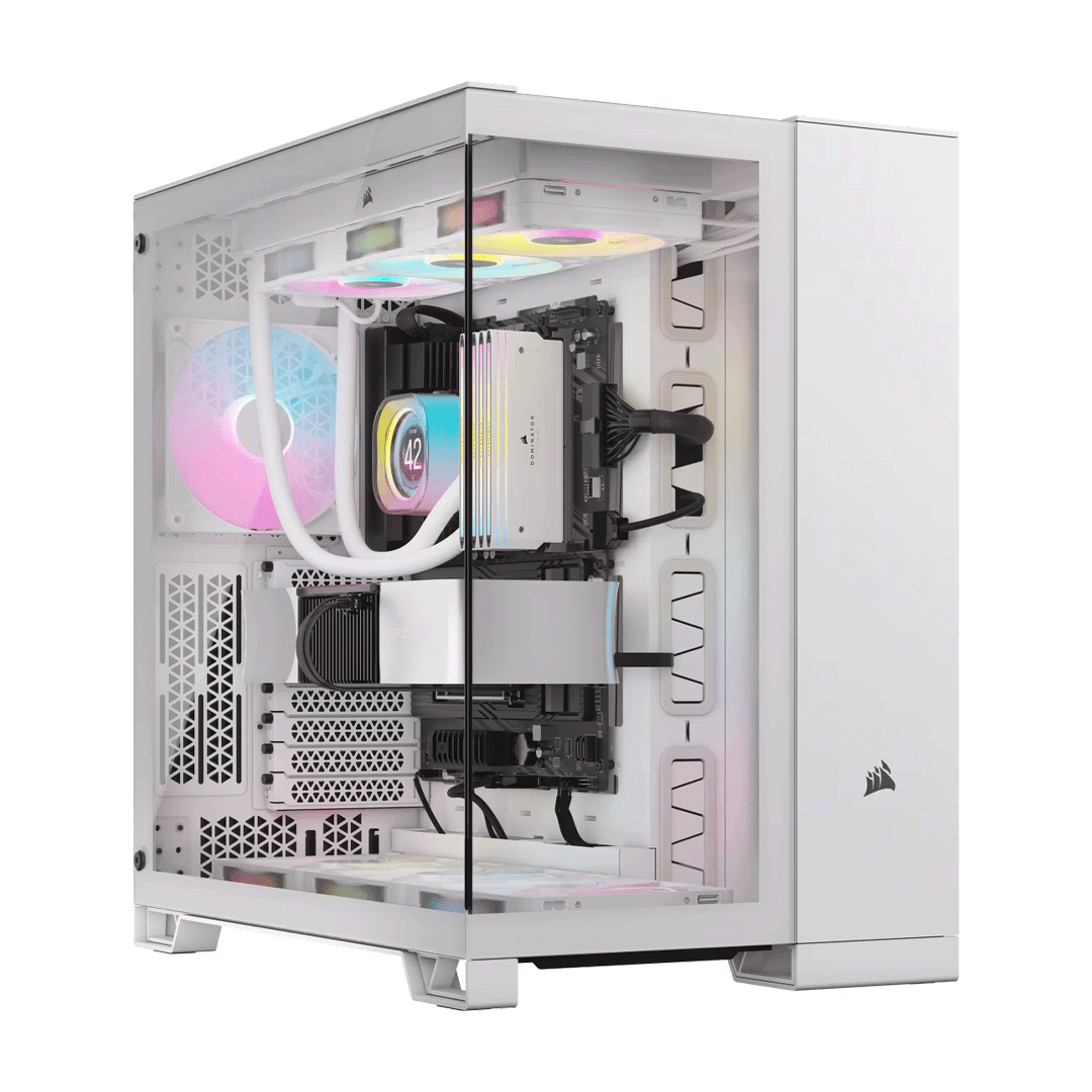 Corsair 6500X White dual chamber PC case